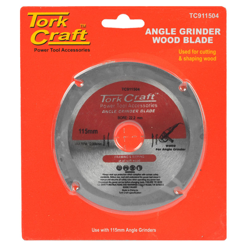 Tork Craft - Blade 4 Teeth 115mm x 22.23mm