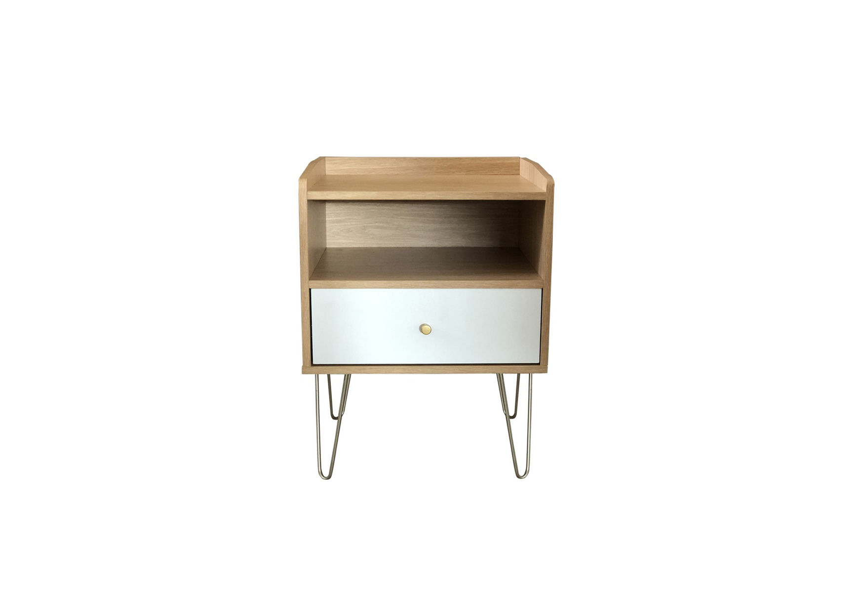 Nora Pedestal 1 Drawer - Ash Wood