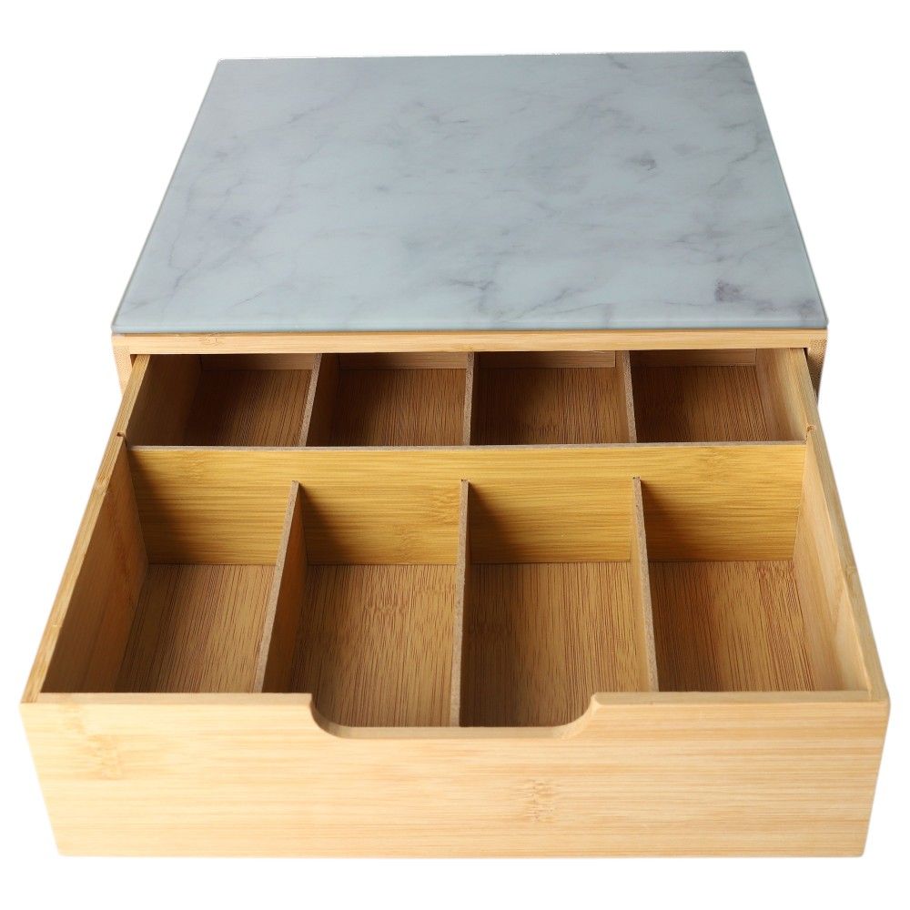 Bamboo Coffee Pods Drawer 30cm