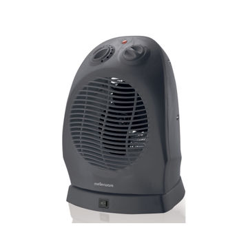 Mellerware Heater Oscilating Floor Fan Plastic Graphite