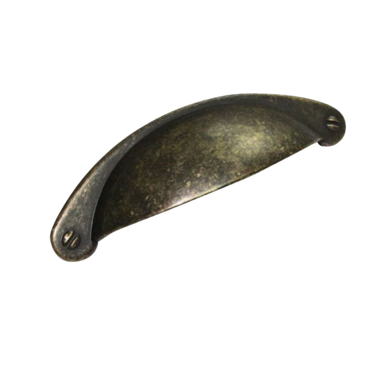 Cup Handle, Antique Brass, 64mm