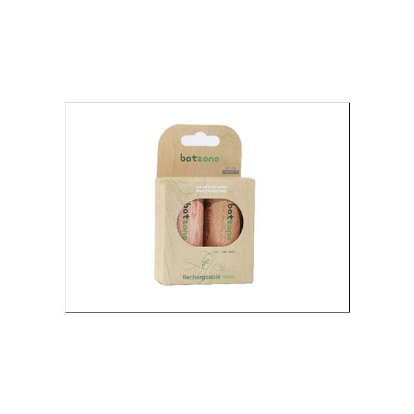 batzone Type C Li-ion Rechargeable Battery D 7200 2Pcs