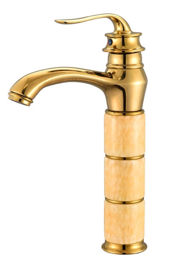 VINTAGE BASIN MIXER - MARBLE LOOK ANTIQUE (PLASTIC)