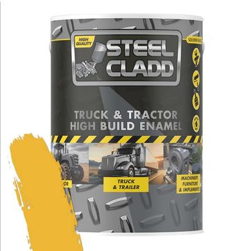 Steel Cladd Truck And Tractor Enamel Cat Yellow 5L