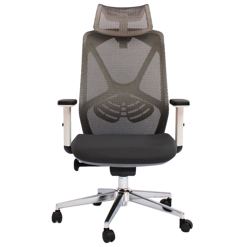 GOF Furniture - Bistro Office Chair, Grey