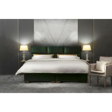 Emerald Green Modern King Size Bed and Headboard