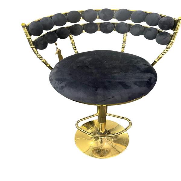 Velvet swivel chairs