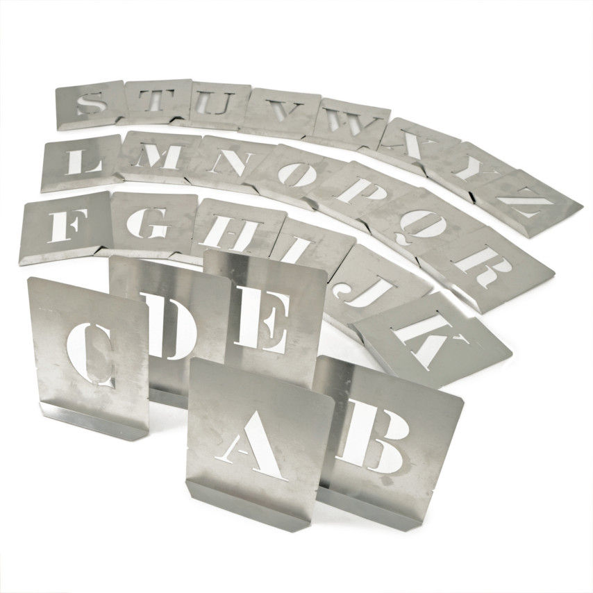 Kennedy 50Mm Set Of 26 Steel Stencil Letters