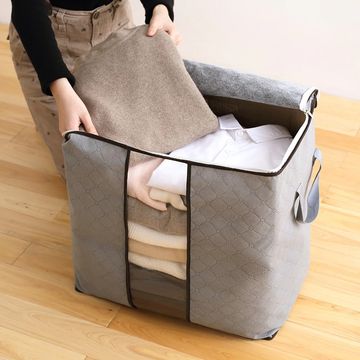 Extra Large Heavy Duty Foldable Storage Bags Set of 3 / Set of 6