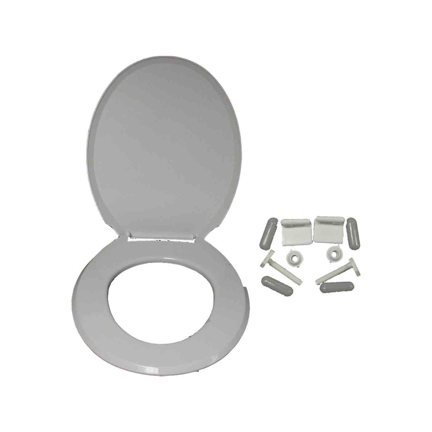 Toilet Seat - Universal - Plastic - D/f - 6 Pack