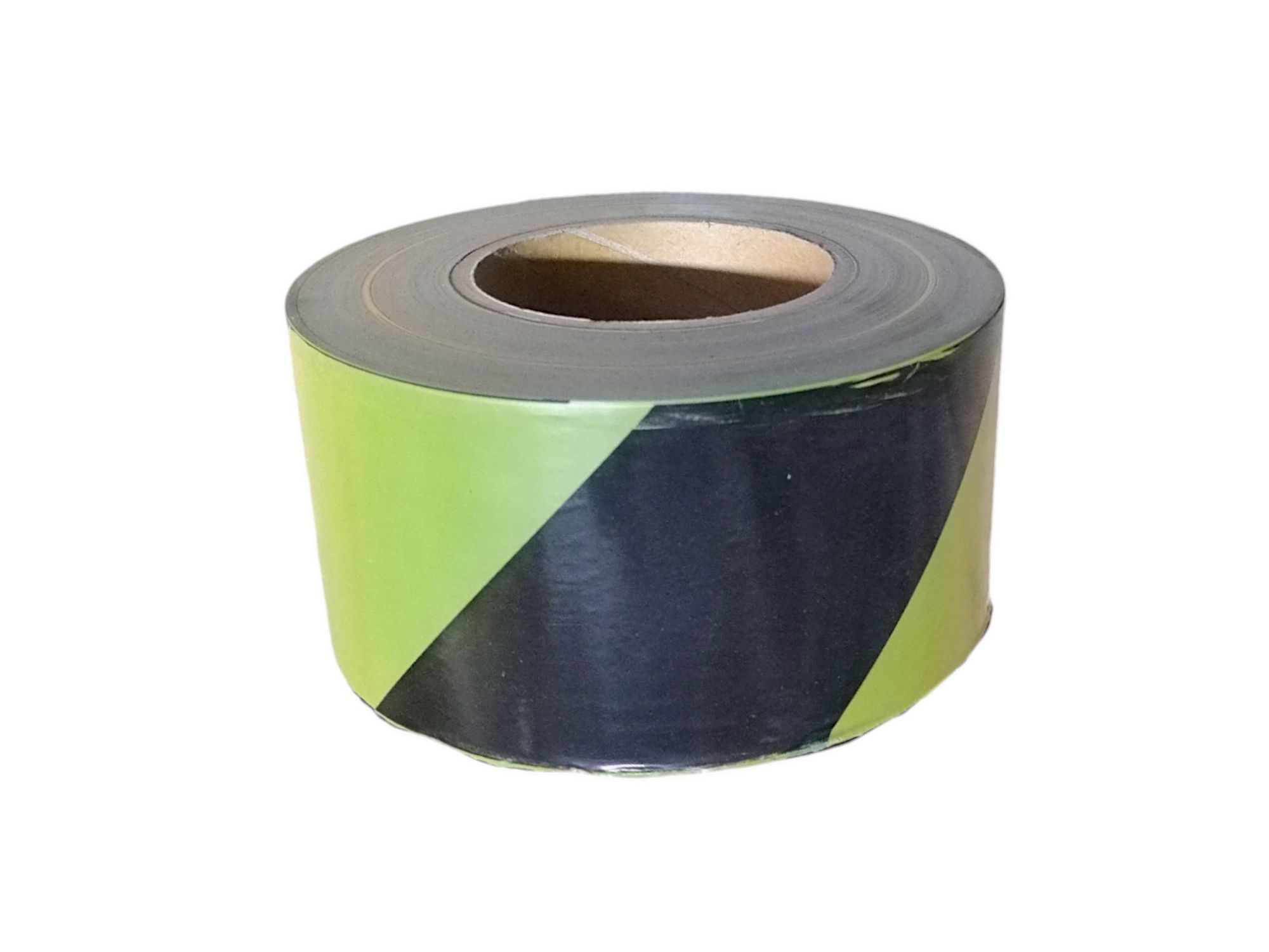 Barrier Tape Black & Yellow 75mm x 500m x 10 Rolls