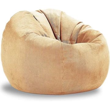 Figure It Out Furniture Cuddle Beanbag - Beige