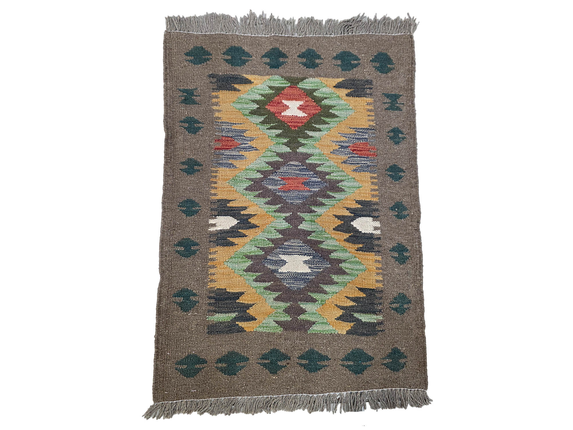 Afghan Handwoven Small Kilim - 89 x 65 CM