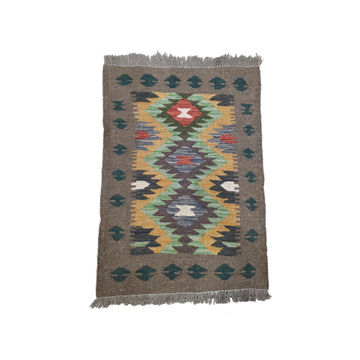 Afghan Handwoven Small Kilim - 89 x 65 CM