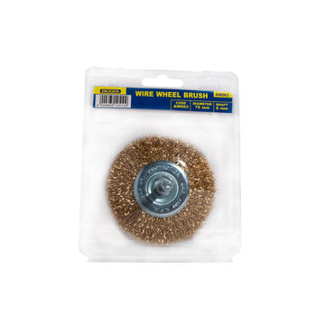 Dejuca - Wire Wheel - 75mm X 6mm - Arbor - 6mm - 4 Pack