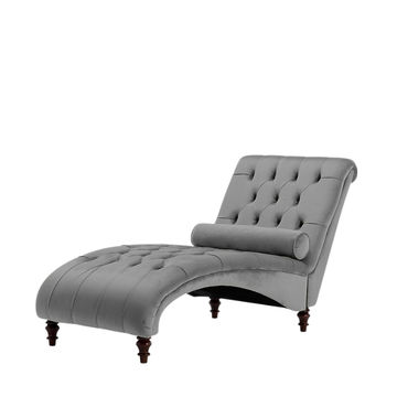 Velvet Chaise Lounge Rose