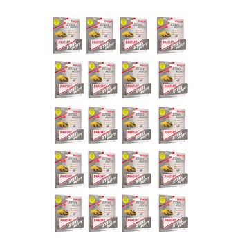 PRATLEY Adhesive Putty Steel 100gr ( 20 Pack )