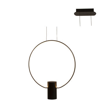 Aurora - Round - Pendant 270mm - Black