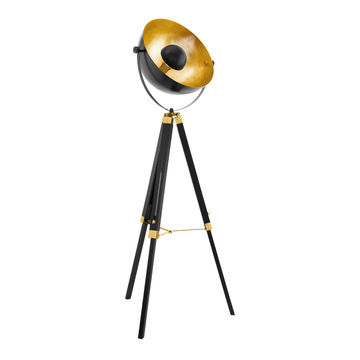 Covaleda Floor Light 840Mm Black/Gold