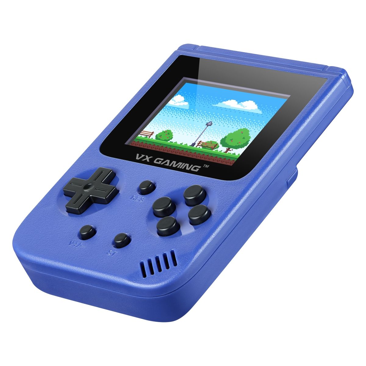 VX Gaming Handheld Gaming Machine Retro 2.0 Blue LEROY MERLIN