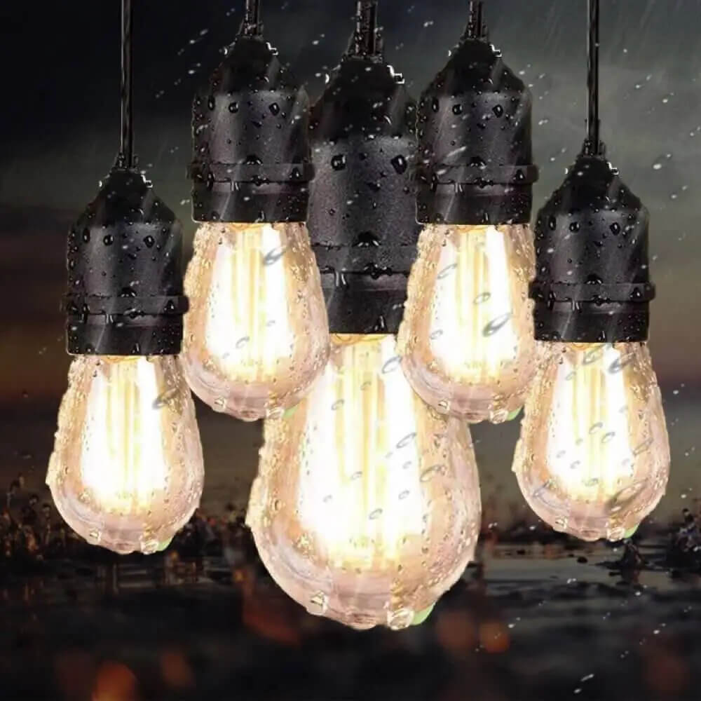 15 LED Bulb String Lights – 10m