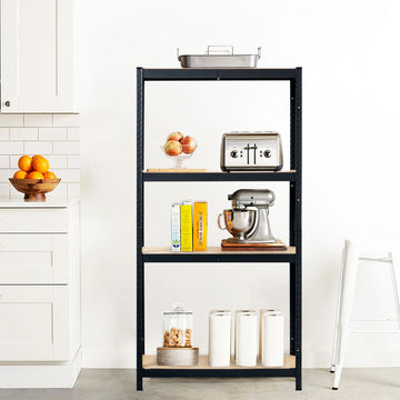 Fine Living - 4 Layer Shelf Matt Black