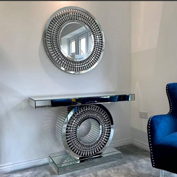 KC FURN-Savea Contemporary Mirror and Console Set