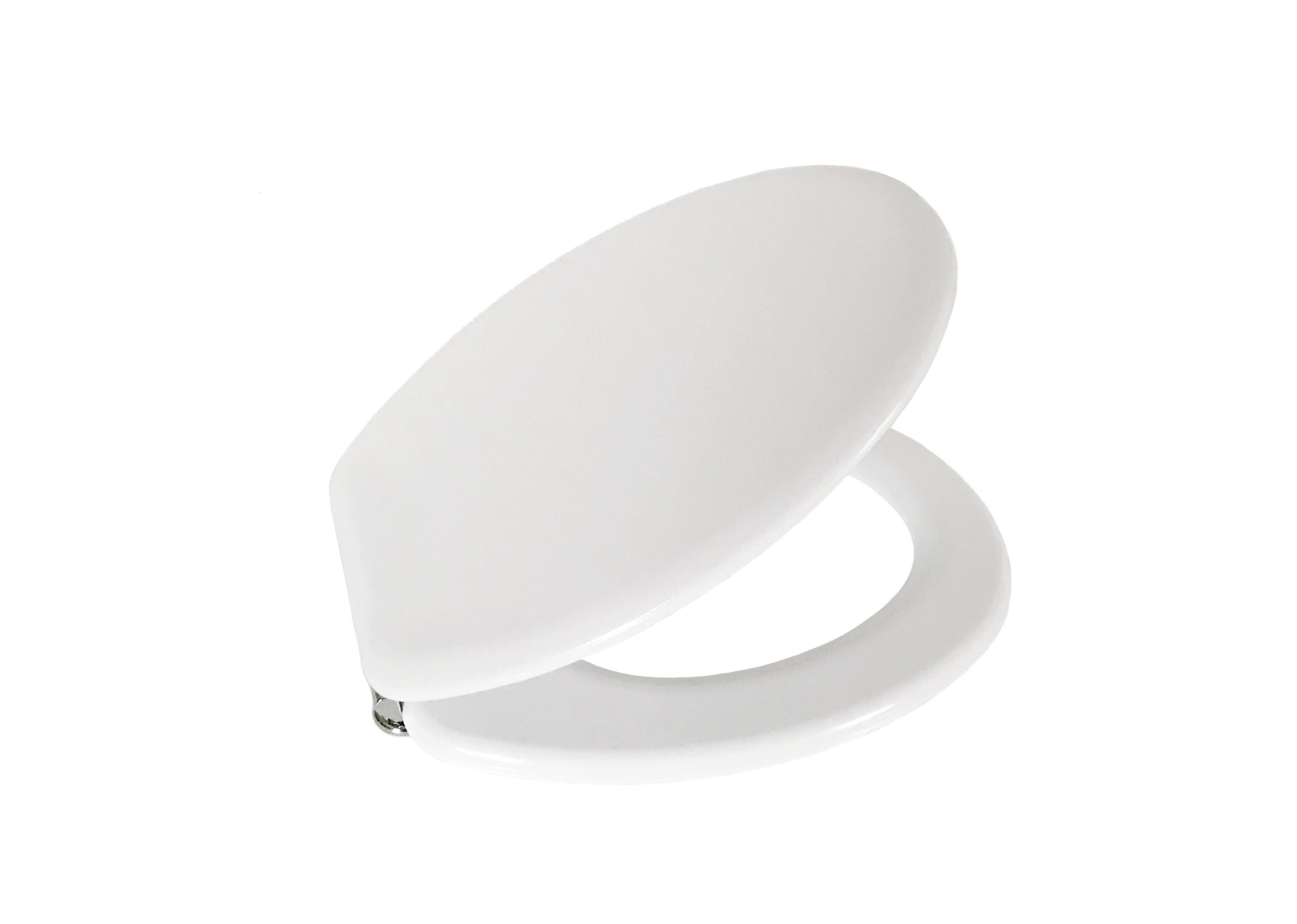 MDF TOILET SEAT COVER - WHITE