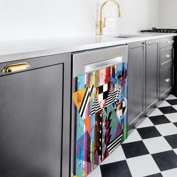 Colourful Distortion 65cm x 75cm Medium Appliance Decoupage