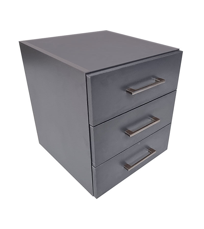 London 3 Drawer Add-On Storm Grey