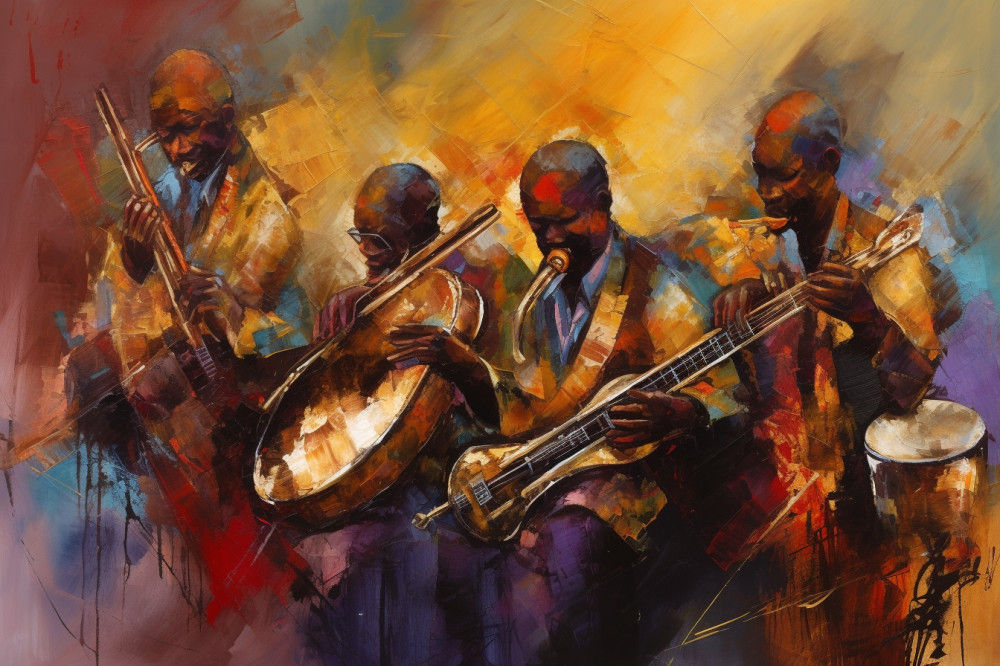 Canvas Wall Art - Harmony Motion By Abstract Melodies Acrylic  - A1668 - [120 x 80 cm]