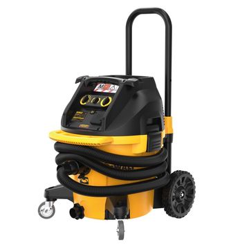 DEWALT 38L M-Class Wet/Dry Dust Extractor High-Performance Jobsite Vacuum with Wireless Tool Control & Automatic Filter Cleaning | DWV905M-QS