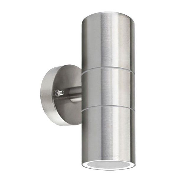 Stainless Steel GU10 2x35W Light Fitting