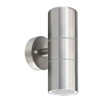 Stainless Steel GU10 2x35W Light Fitting