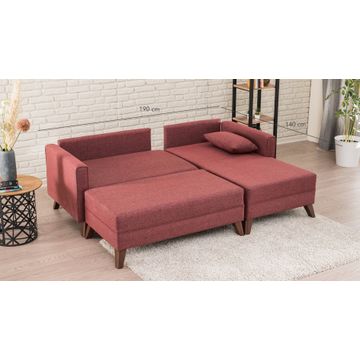 Bella Corner Sofa Right 2 - Grey