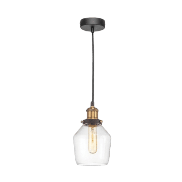 230v 60W E27 Small Antique Glass Pendant