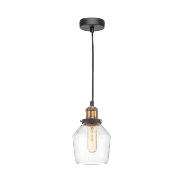 230v 60W E27 Small Antique Glass Pendant