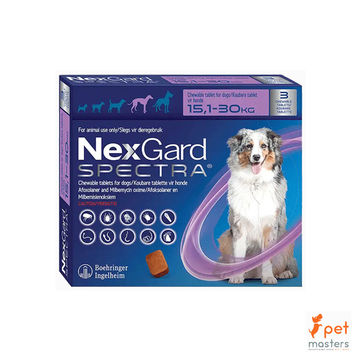 Nexgard Spectra Chew 3s / Large/15.1 - 30kg