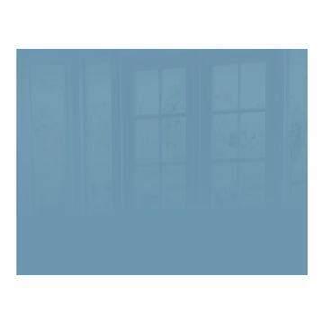 Decorative Glass Wall Tile (898 X 700 X 6mm) Pastel Blue