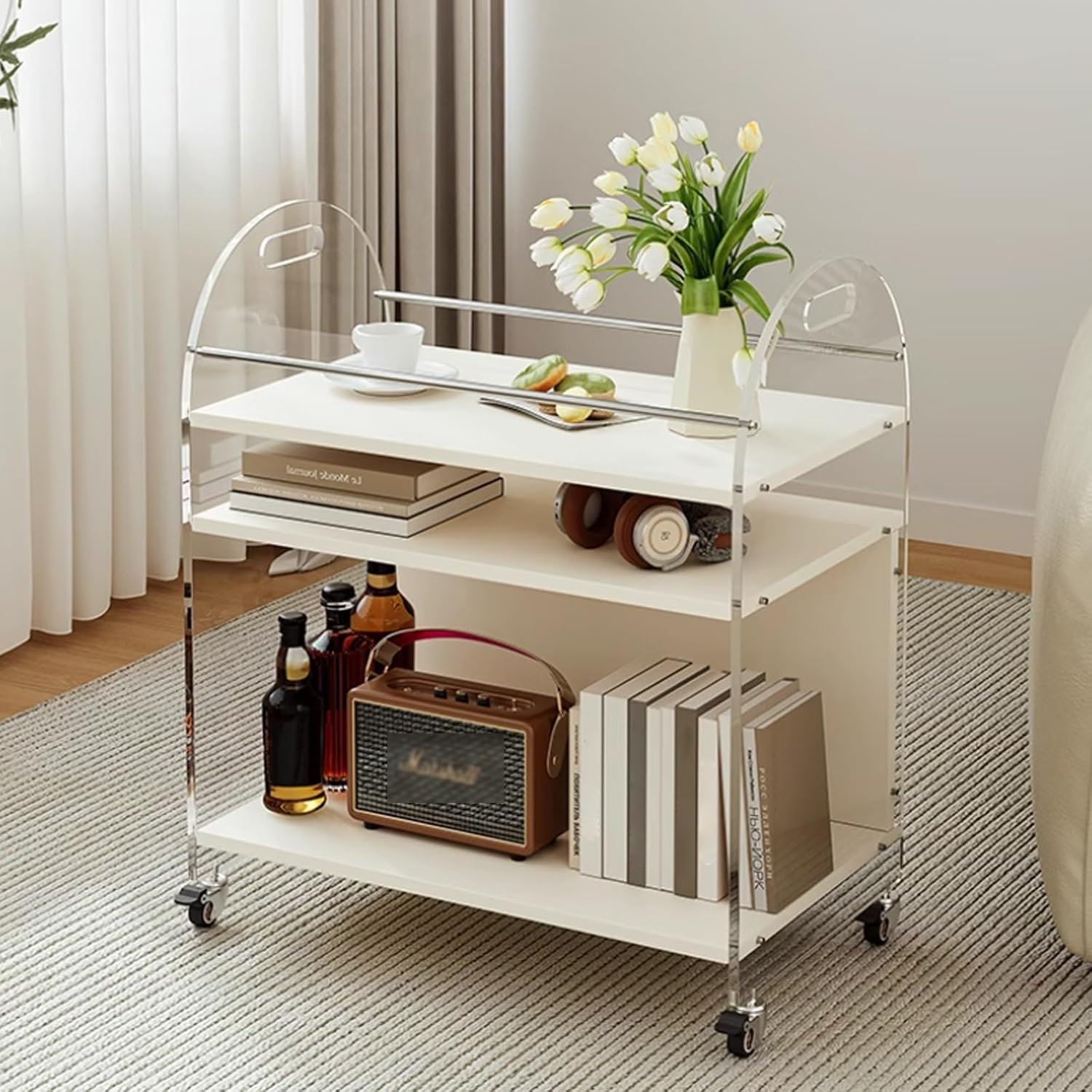 Mila Three-Layer Open Storage Cart