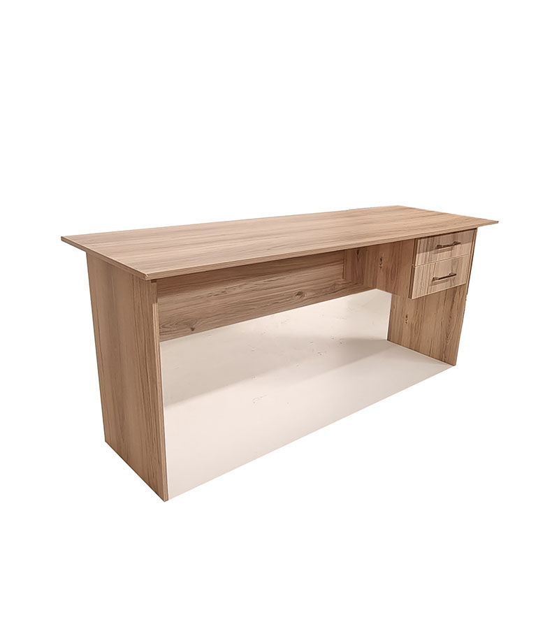 London 2 Drawer Desk 150cm - Sahara