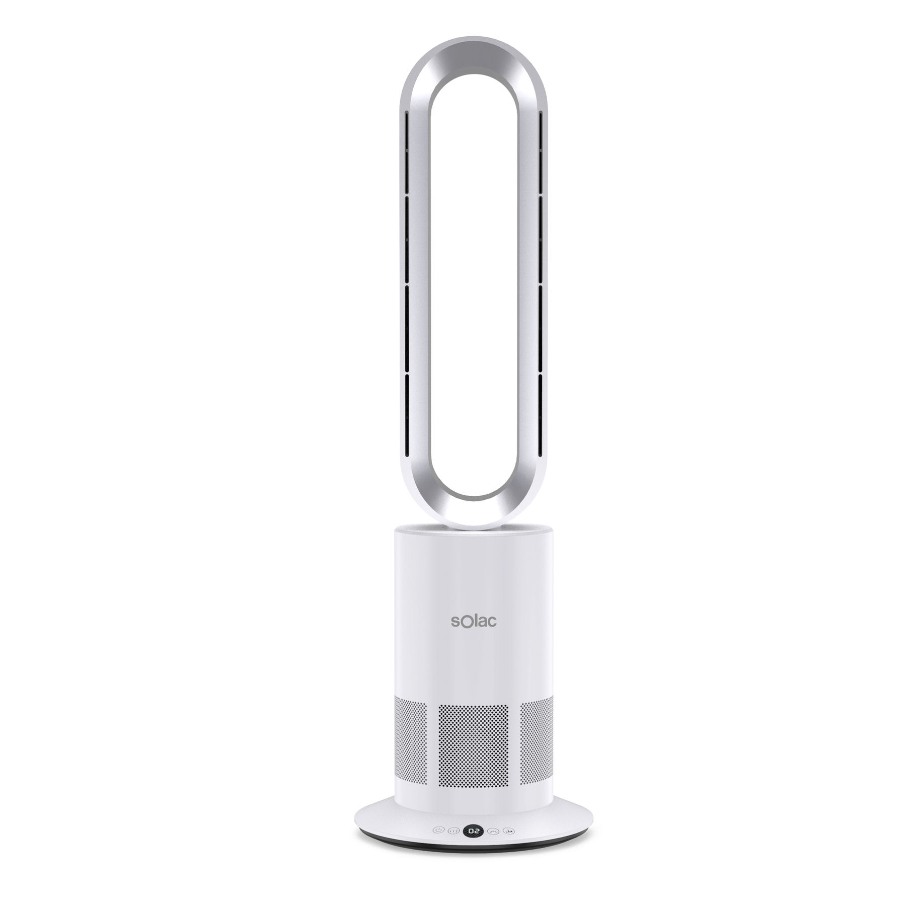 Solac Fan / Heater Bladeless Plastic White 13 Speed 45/1950 W "Halo Breeze"