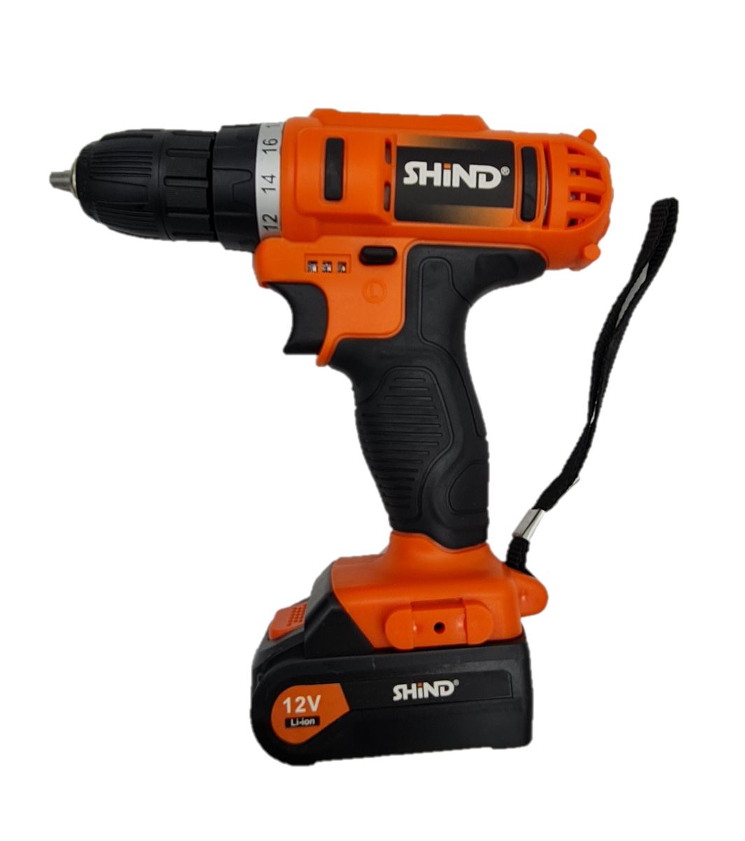 Shind 12V Portable Drill Kit – Cordless Electric Drill with Battery, Charger & Accessories