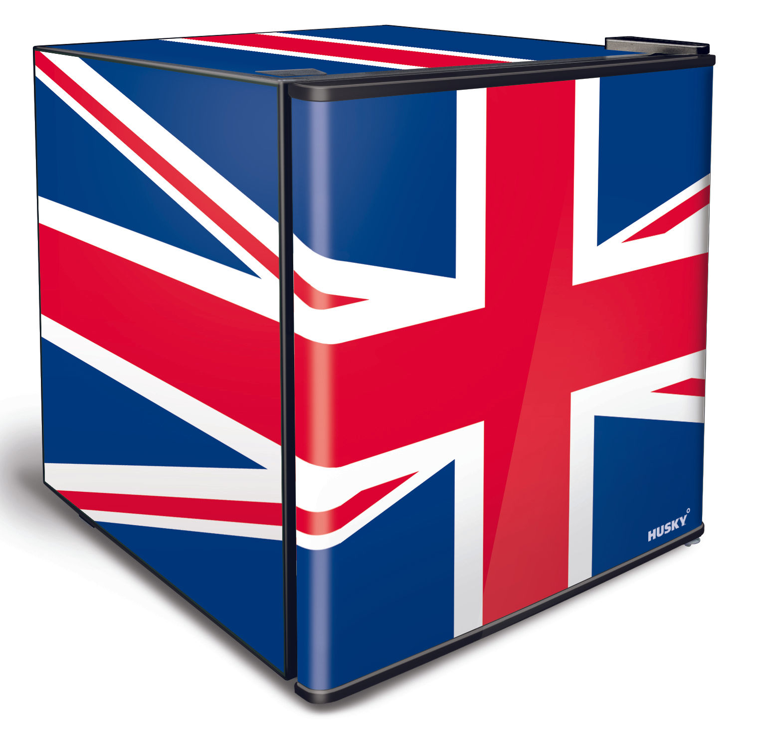 46L Counter-Top Mini Fridge - Solid Door - Union Jack Flag