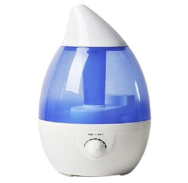 Ultrasonic Cool Mist Droplet Quiet Humidifier (Blue)