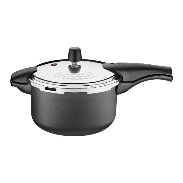 Tramontina 24cm - 6.0L - Aluminum Pressure Cooker, Internal Non-Stick Coating