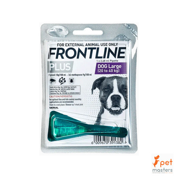 Frontline Plus Flea & Tick Protection Singles / Large/20 - 40kg