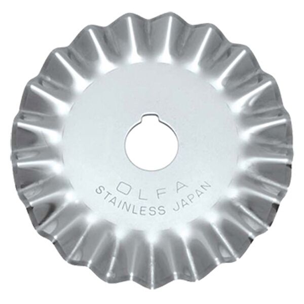 OLFA BLADES ROTARY PINKING CUTTER 1/PK 45MM