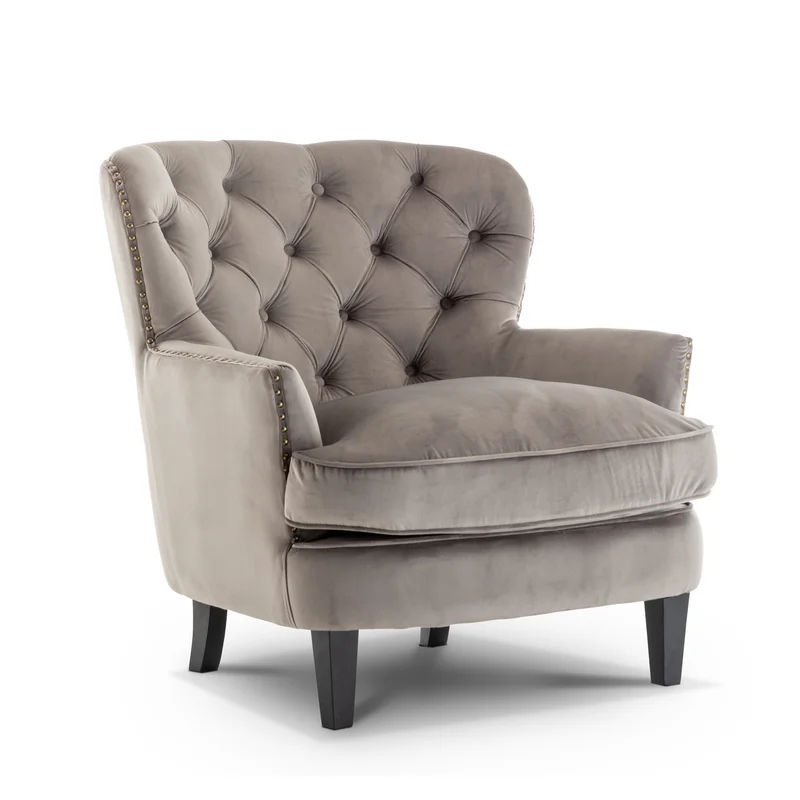 Nova Accent Armchair - Light Grey
