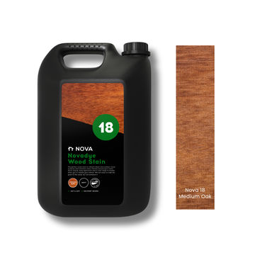 Nova 18 Novadye Woodstain - Medium Oak 5lt